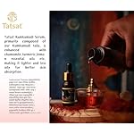 TATSAT - WELLNESS THROUGH AYURVEDA Certified Ayurvedic Kumkumadi Exquisite Face Serum With Authentic Kumkumadi Oil With 30% Saffron & 23 Varnyakara Herbs For Spotless-10Ml (79.90 ml (Pack of 1)) - Image 3