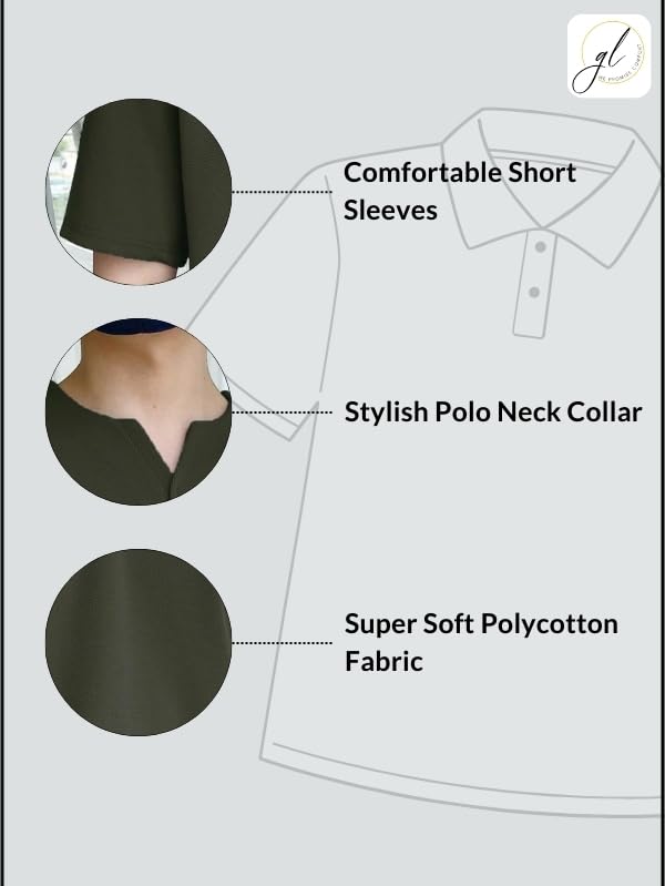Image of GRECIILOOKS T-Shirt | T-Shirt for Men | Plain T Shirt | Regular Fit Casual T Shirt for Men | Men's T Shirt | Men's T Shirts Stylish | Half Sleeve T Shirt