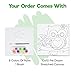 Misco Toys Canvas Paint Party Kits, 11 Piece Art kit Pre-Drawn Outline Canvas for Paint and Sip 8 Colors and Brush Included, Great Gift for Kids 4+ and Adults Too!