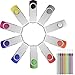 Price comparison product image FEBNISCTE 8GB USB Stick 10 Pack Memory Sticks - Bulk Multipack USB 2.0 Flash Drives 8 GB Portable Thumb Drive Pen Drive with 10pcs Lanyards Business Gift