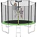 KINETIC SPORTS Trampolin Outdoor Salto Ø 183/244/305/366/400/430/490 cm - Kindertrampolin Gartentrampolin Set mit Leiter, Netz, Randpolster, USA Sprungtuch, bis zu 160kg