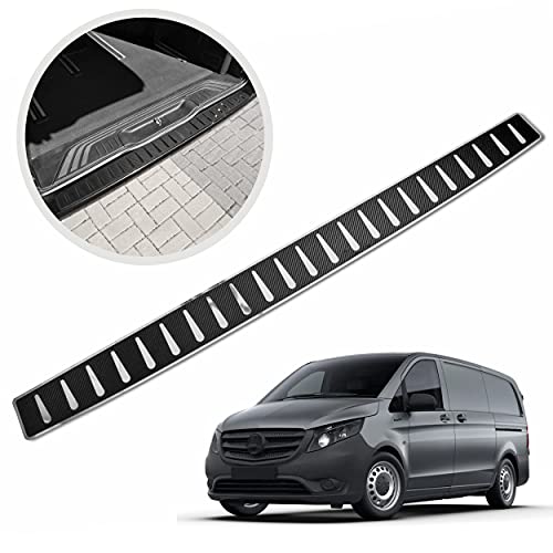 Protection de seuil de coffre Mercedes-Benz Vito - Classe V (W447) acier inox brossé | CarParts Protection de seuil de coffre Mercedes-Benz Vito - Classe V (W447) acier inox brossé | CarParts