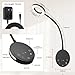 NoeiiT Wall Mounted Reading Light,Bedside Headboard Lights with 5 Color Temperature &5 Dimming,360°Flexible Gooseneck,USB Output, Night Light&Timer Function- Perfect for Reading (Black)
