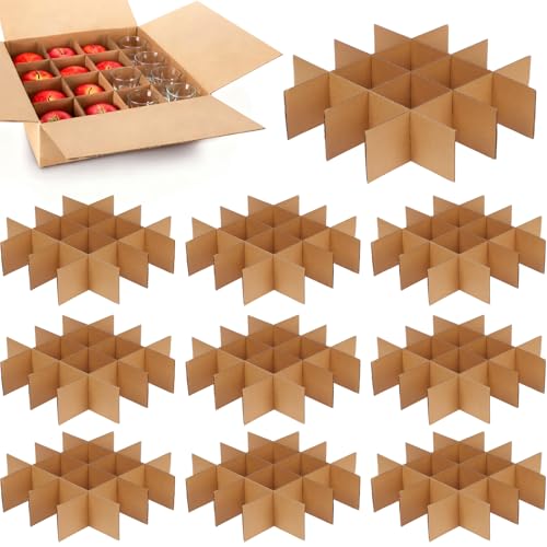 HCEWSBFD 12 Sets Box Cardboard Divider Kit 13x13x3 Inch Moving
