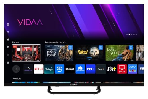 Smart Tech 32QV02V QLED Fernseher 32 Zoll VIDAA Smart TV mit HD Auflösung – Ansicht 2