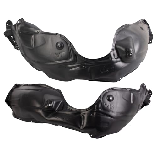 Image of TRQ Front Driver and Passenger Side Inner Fender Liner Set Compatible with 2013-2018 Toyota Avalon