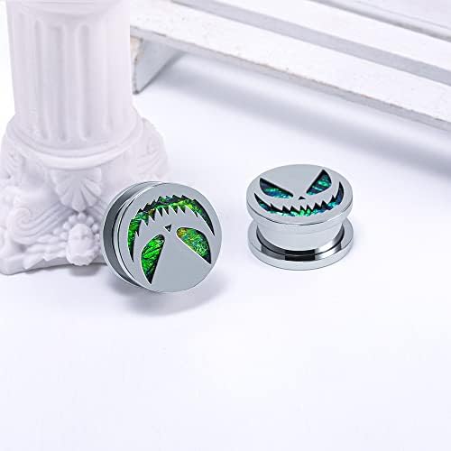TBOSEN 6 paar acryl gauges kleur oordopjes stretching kit tunnel expanderset 2g-1 inch, 2g(6mm), Acryl