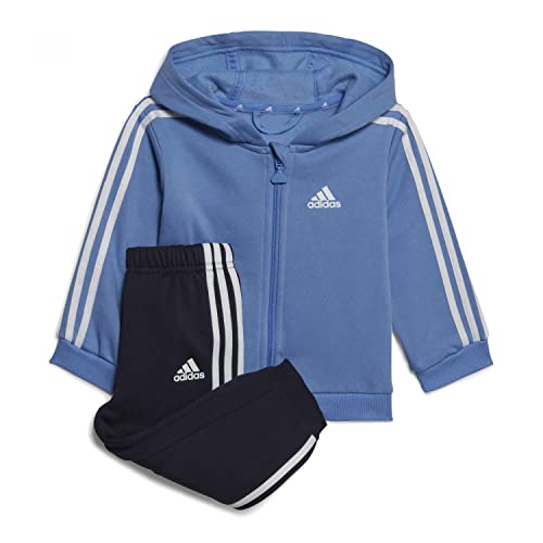 adidas Unisex Baby Trainingsanzug, Blue Fusion/Bold Gold/White, 86