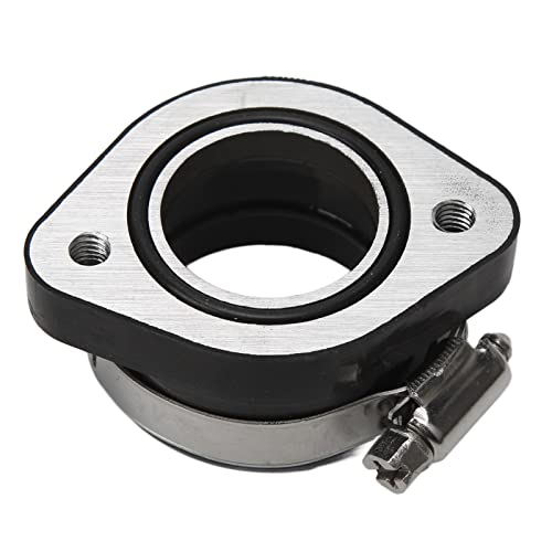 Orgin Adaptateur de carburateur de Moto Noir Haute résistance Bonne étanchéité résistant à l'usure collecteur d'admission 47-28MM Cover