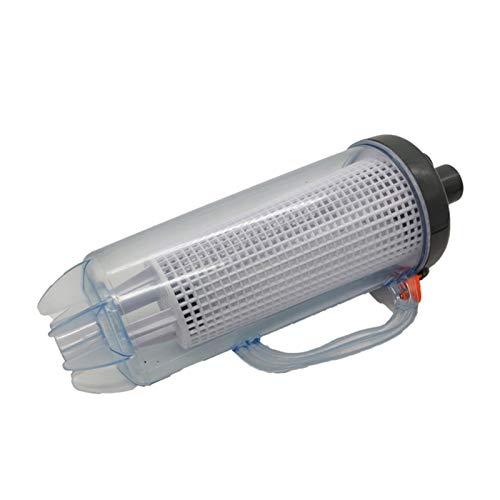 haptern Recipiente universal grande para folha de piscina em linha com cesto de tela para limpadores