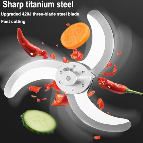 Máquina cortadora de alimentos eléctrica para cocina miniatura 3