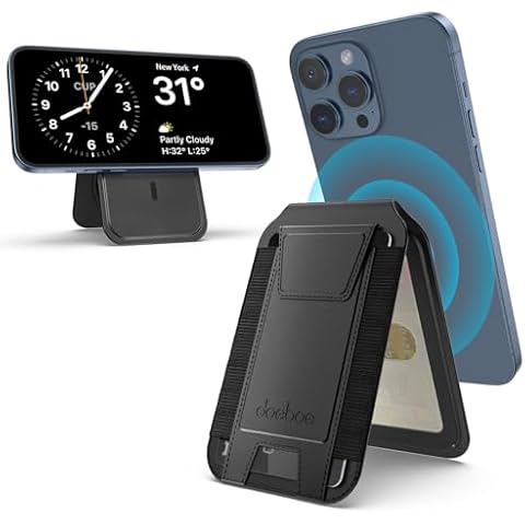 doeboe Magnetic Wallet with Adjustable Stand Cover