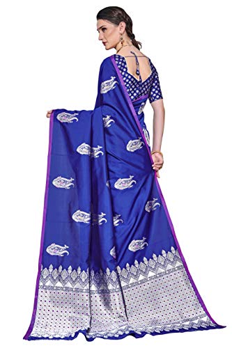 Image of Glory Sarees Women's Banarasi Silk Saree with Blouse Piece (GS Kara143 Parent)