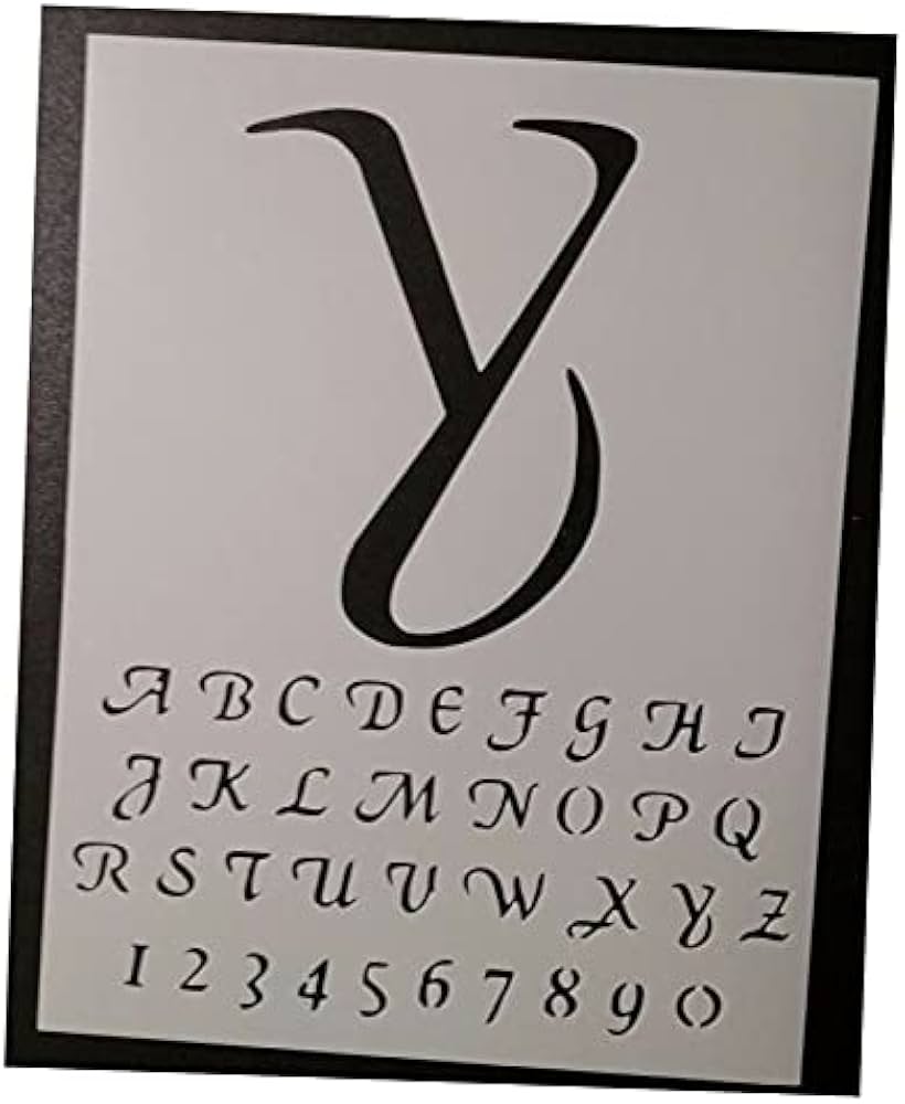 amazon-com-large-letter-stencil-small-alphabet-8-5-x-11-letter-y-reusable-custom-cut-stencil-sheet-template-cutout-sign-diy-supplies-for-airbrush-painting-drawing