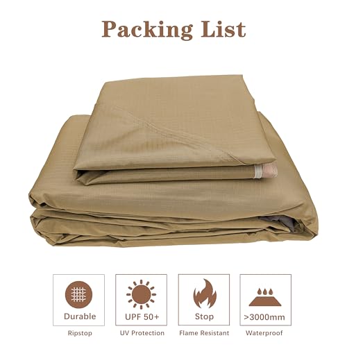 image for SCOCANOPY Replacement Cover for Big Lots 10X12 Ft Eagle Brooke Soft To