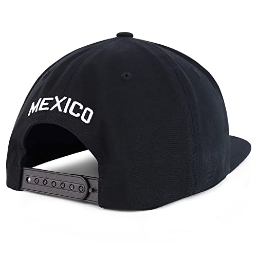 Image of Hecho En Mexico Eagle 3D Embroidered Flat Bill Snapback Cap