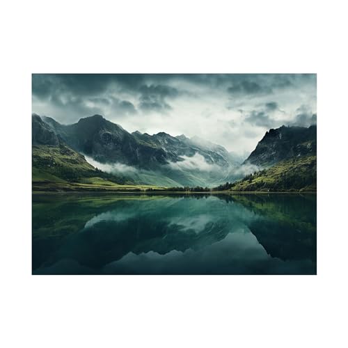 Toile murale paysage salon chambre cuisine FJASKER 80x120