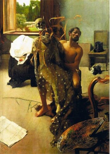 Image sur toile Leon Frederic 60x90cm pour decoration murale de chambre