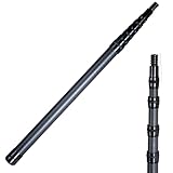 Zanvxt 1.9 to 9.8ft Carbon Fiber Extension Pole. Multi-Purpose Pole with Universal Twist-on Metal Tip 、Paint Roller Extension Pole、Best Telescoping Pole for Cobweb Duster, Dusting and Window Cleaning