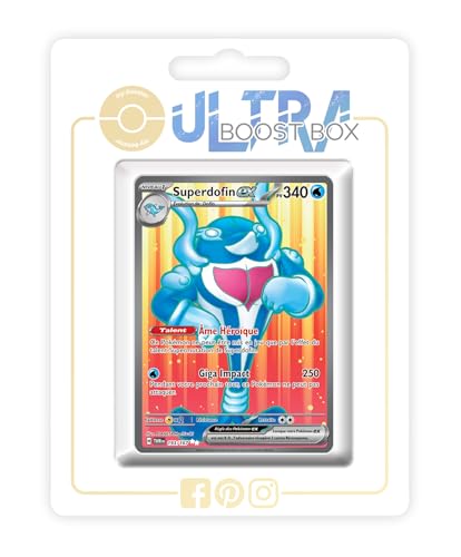 Superdofin ex Full Art Mascarade Crépusculaire Coffret de 10 Cartes Pokémon