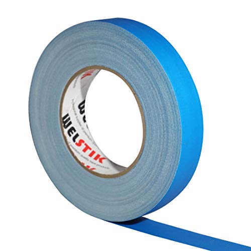 WELSTIK 1 Pack Gaffer Tape Blue 1' X 60 Yards-60 Yards Length .Heavy Duty Gaffer Floor Tape for...