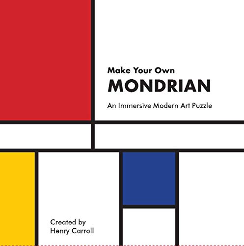 Coffret Make Your Own Mondrian Modern Art Puzzle le cadeau idéal pour amateurs d'art