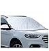 Price comparison product image JAOK Car Windshield Snow Cover, Ice Removal Sun Shade for Winter Protection, Universal Fit for Cars Trucks Vans and SUVs Thick and Large