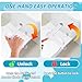 Baby Toilet Lock (2 Pack) for Baby Safety,Toilet Locks Baby Proof Easy Installation with 3M Adhesive,Toilet Child Safety Lock Fit for Most Standard Toilets