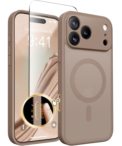 CAPRARO for iPhone 17 Pro Case, Compatible with MagSafe