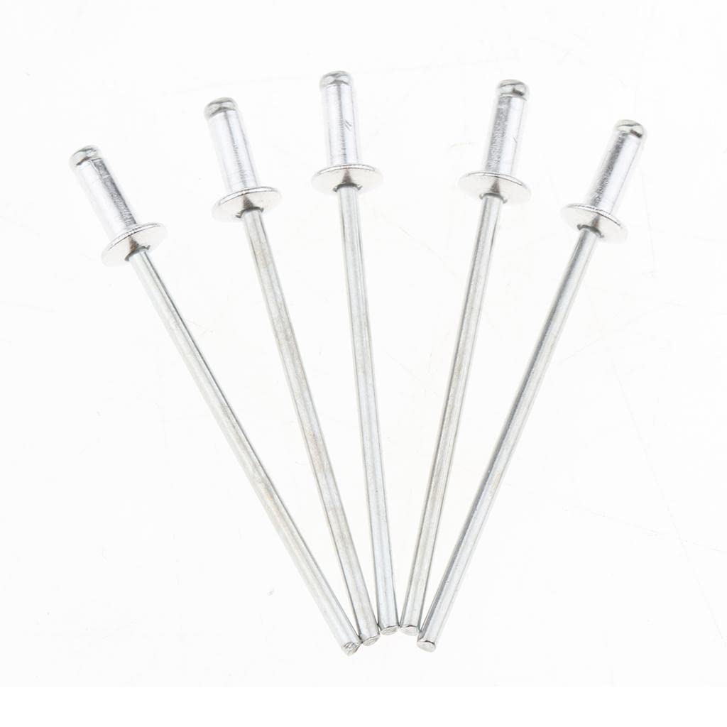 1000 Rivets Tete Dome Ouvert Aveugle 2.4mm, 2.4x6mm