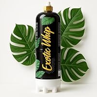 ExoticWhip 8g N2O für Sahnebereiter- entspricht 86 Sahnekapseln -100% recyclebar.Hochwertige Edelstahl-Zylinder für Sahnebereiter, perfekt geeignet für die Zubereitung auf Partys.