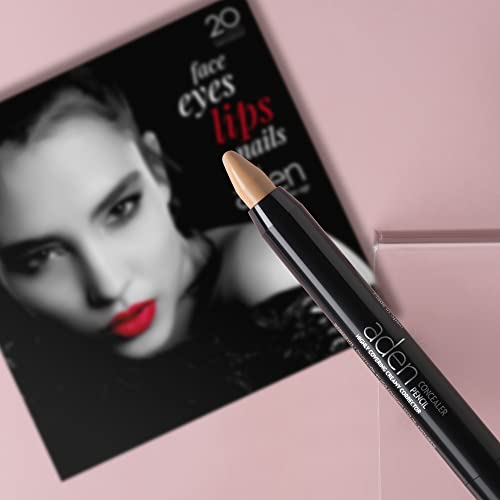 Aden Automatic Concealer Pencil Highly Covering Creamy Corrector Maden In Spain (01 Porcelain) #TOP2