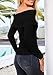 PRETTYGARDEN Off The Shoulder Sweater for Women 2025 Fall Fashion Cute Long Sleeve Tops Winter Ribbed Pullover Knit Outfits (Black,Small)