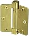 Deltana DSH35R44 3-1/2"x 3-1/2"x 1/4" Spring Hinge, Satin Brass Finish