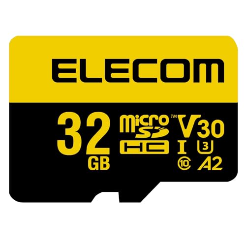 �G���R�� �}�C�N��SD�J�[�h 32GB MicroSDHC ���ϋv �r�f�I�X�s�[�h�N���XV30�Ή� UHS-I U3 MF-HMS032GU13V3