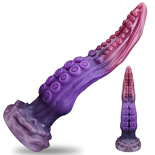 ディルド 男性 前立腺 アナル拡張 アナルプラグ dildo 吸盤付 ディルド 女性用 太い 前立腺開発 Gスポット刺激 凹凸あり 柔らかいシリコン 完全防水 大人のおもちゃ 触手 アダルトグッズ - 画像1