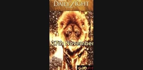 Daily Light 27th November Ayesha GOD FM