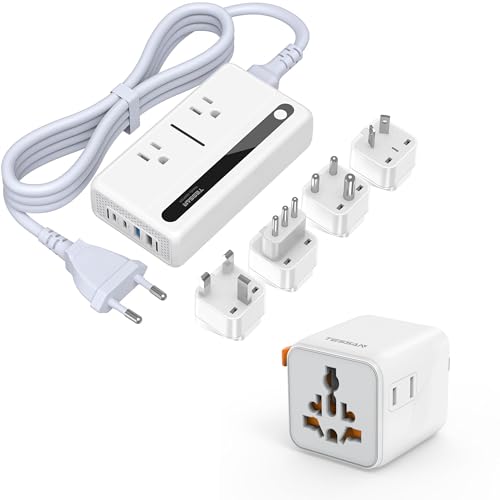 TESSAN Universal Travel Adapter & Voltage Converter