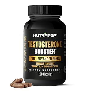 Testosterone Booster Supplement for Men – Natural Energy Enhancement Growth Builder Performance Enhancer – Muscle Building Gym Workout Sports Nutrition & Libido Enhancing Fast Acting Pills for Male