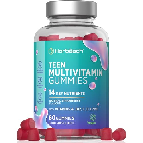 Horbaach Multivitamin Gummies for Teenagers, 60 Count