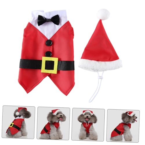 Disfraz de perro gorro Navidad cálido y cómodo miniatura 7