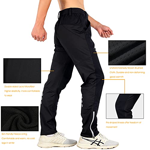 LuTuo Herren Radtrikot Set Langarm, Warme Fahrradbekleidung Set Radtrikot, Elastisch Herren Langarm Radsport anzüge, Radtrikot Langarm Winddicht, Winter Fahrradbekleidung Set Lang - Image 6