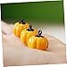 Angoily 4pcs Pumpkin Shaped Bell Decorative Pumpkins Ghost Skull Bells Pumpkin Pet Bells Cartoon Accessories, 1.9X1.9CM, Copper