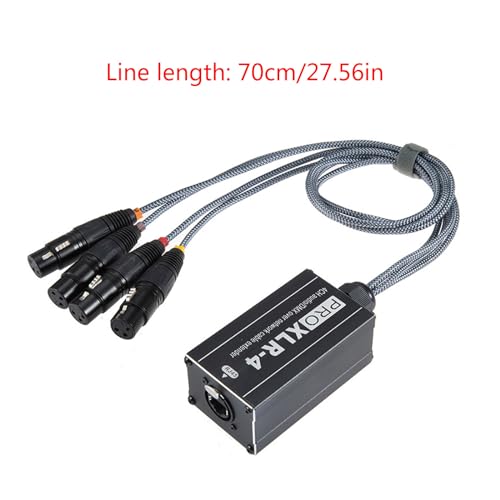 Câble serpent 4 canaux 3 broches Ethercon récepteur réseau Cat5 XLR multipaire