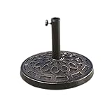 Élégant et stable: cette base de la terrasse robuste nécessite une assemblée minimale pour préparer un porche ou une cour pour votre oasis d'été.