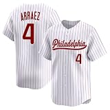 NZUONODAI Luis Arraez Jersey Philadelphia White Women Baseball Stitched