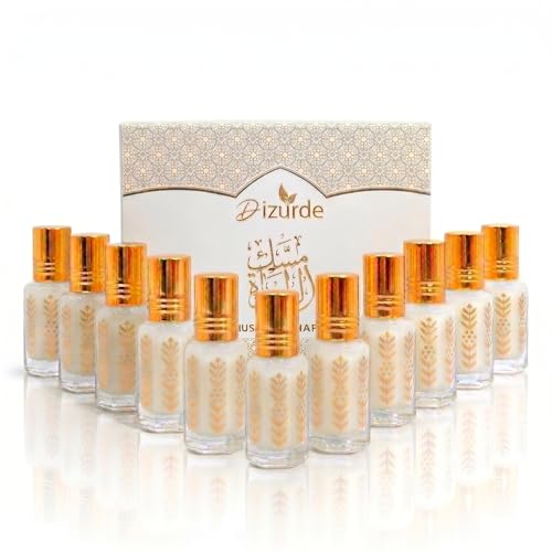 Dizurde Musk Al Tahara 6mL | White Musk Perfume for Women | Egyptian Musk Oil Arabian Perfume | Soft Skin Scent for Everyday Wear & Layering