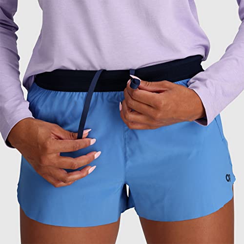 Outdoor Research Short feminino Swift Lite, costura interna de 6,35 cm – shorts elásticos