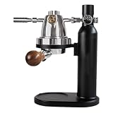 Pneumatische Espresso-Kaffeemaschine, 10 bar variabler Druck, 58,5 mm Pulverschüssel, schneller Auspuff, perfekt für Camping und Reisen im Freien, bester Geschmack