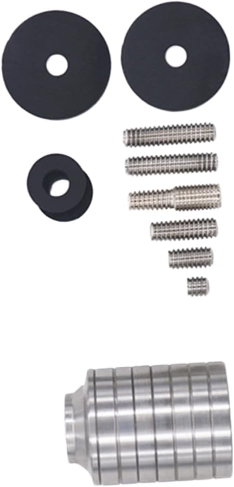 Bow Stabilizer Weight Stacks with Screws for Compound Bow Reduces Vibration Easy Installation Durable Archery Accessory Silver